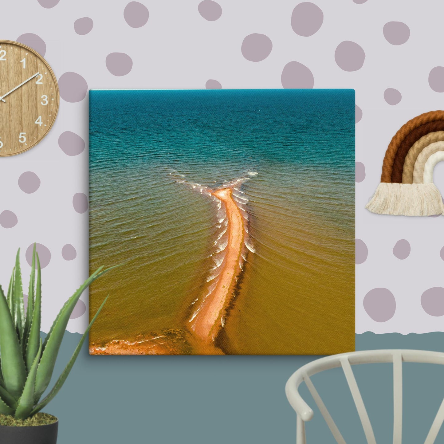 Colliding Tides Canvas