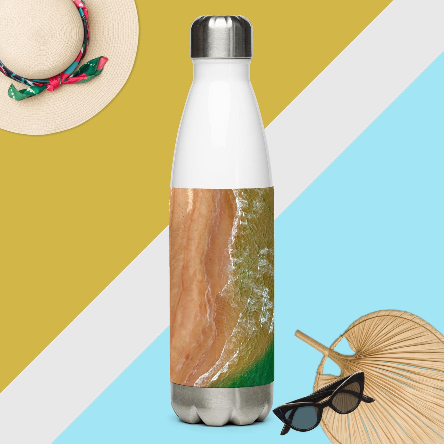Island Mosaic Stainless steel water bottle